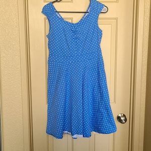 L/XL Polka dot dress!